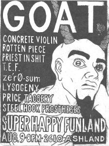 Goat at Super Happy Funland in Houston, TX