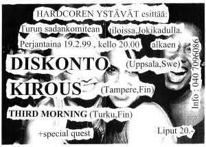 Diskonto, Kirous, and Third Morning, Jokikadulla,1999 